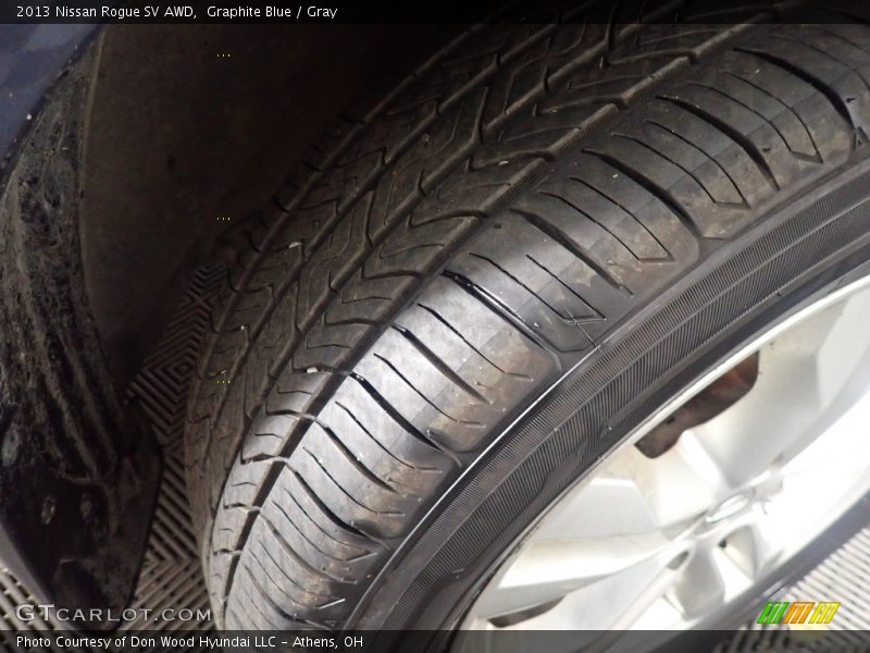 Graphite Blue / Gray 2013 Nissan Rogue SV AWD