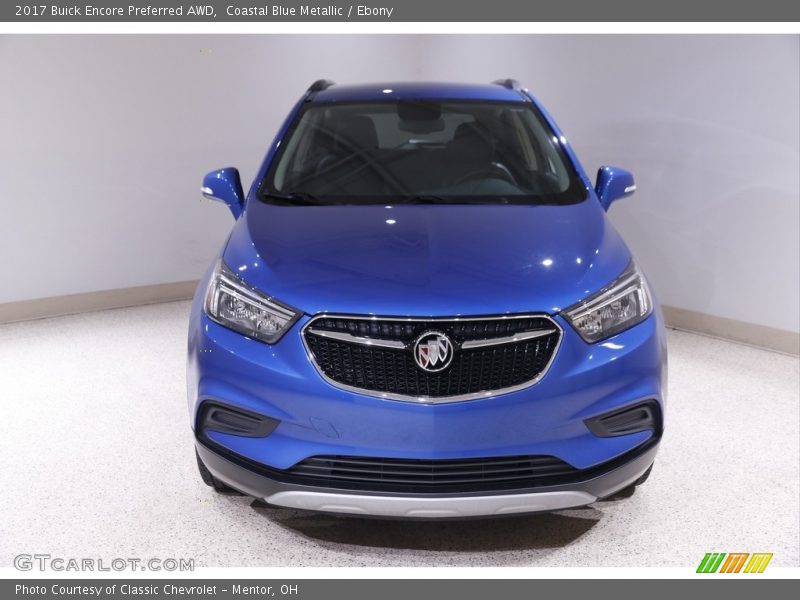 Coastal Blue Metallic / Ebony 2017 Buick Encore Preferred AWD