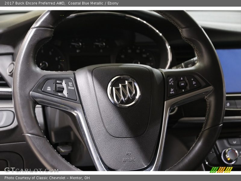 Coastal Blue Metallic / Ebony 2017 Buick Encore Preferred AWD