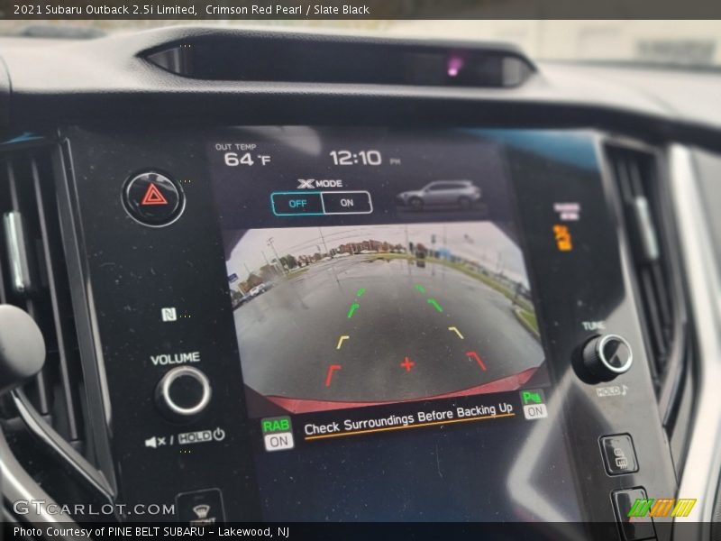 Crimson Red Pearl / Slate Black 2021 Subaru Outback 2.5i Limited