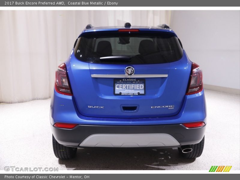 Coastal Blue Metallic / Ebony 2017 Buick Encore Preferred AWD