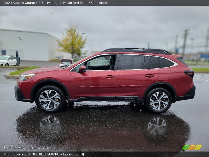 Crimson Red Pearl / Slate Black 2021 Subaru Outback 2.5i Limited