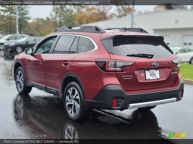 Crimson Red Pearl / Slate Black 2021 Subaru Outback 2.5i Limited