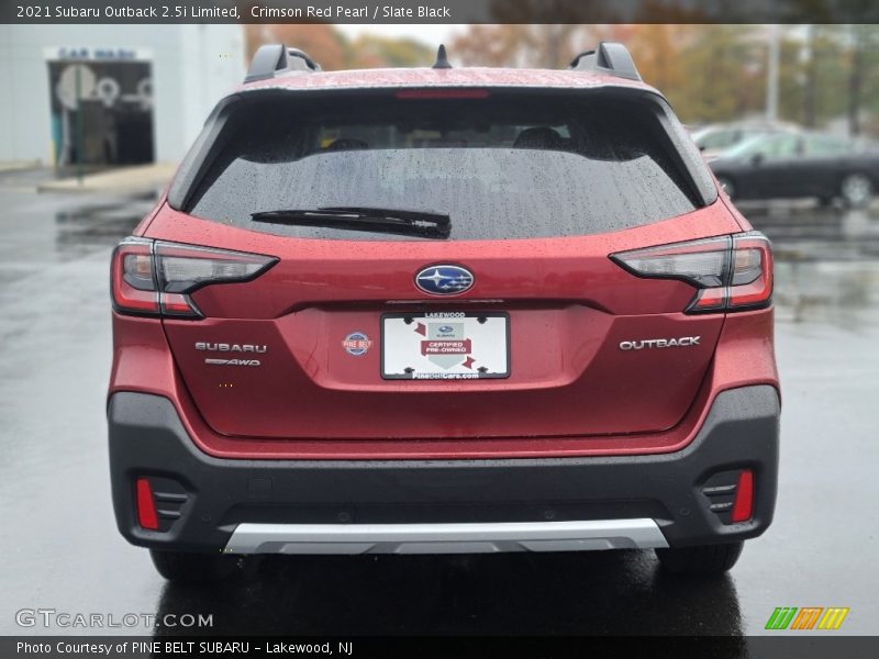Crimson Red Pearl / Slate Black 2021 Subaru Outback 2.5i Limited