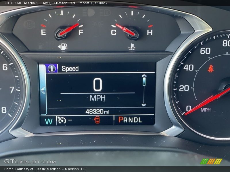 Crimson Red Tintcoat / Jet Black 2018 GMC Acadia SLE AWD