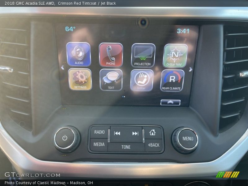 Crimson Red Tintcoat / Jet Black 2018 GMC Acadia SLE AWD
