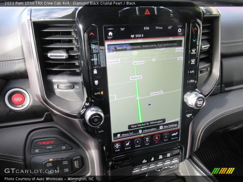 Navigation of 2021 1500 TRX Crew Cab 4x4