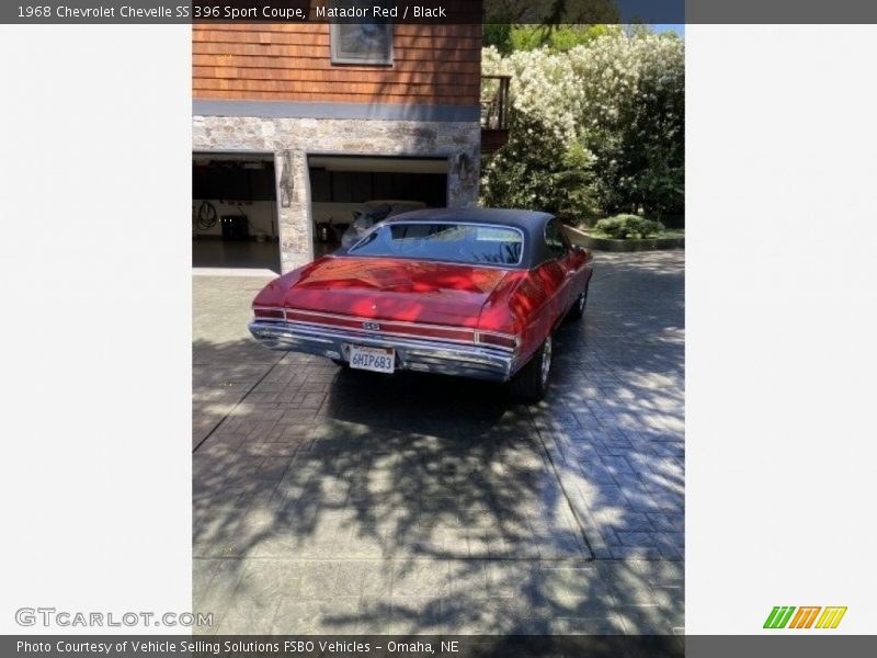 Matador Red / Black 1968 Chevrolet Chevelle SS 396 Sport Coupe