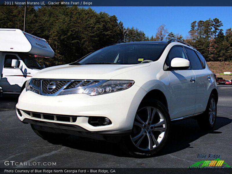 Glacier White Pearl / Beige 2011 Nissan Murano LE
