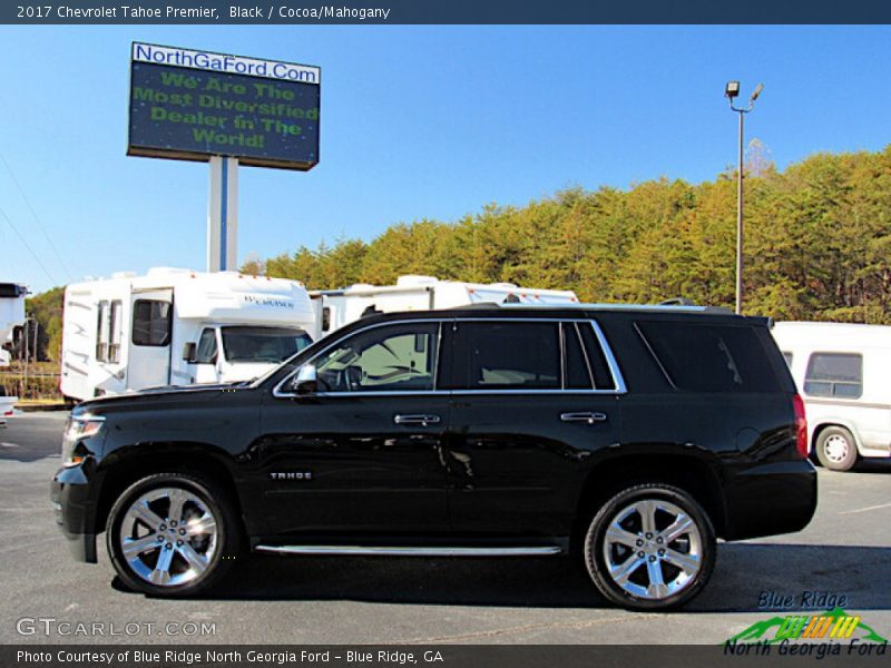 Black / Cocoa/Mahogany 2017 Chevrolet Tahoe Premier