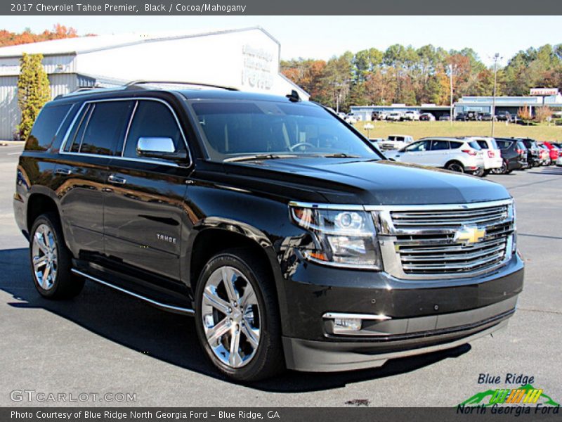 Black / Cocoa/Mahogany 2017 Chevrolet Tahoe Premier