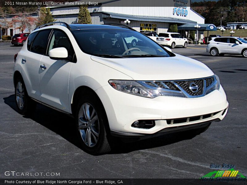 Glacier White Pearl / Beige 2011 Nissan Murano LE
