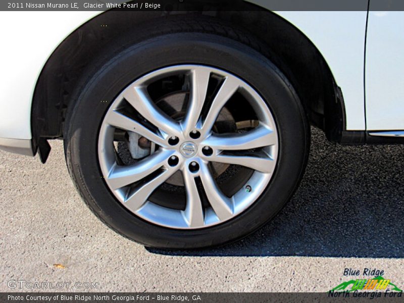 Glacier White Pearl / Beige 2011 Nissan Murano LE