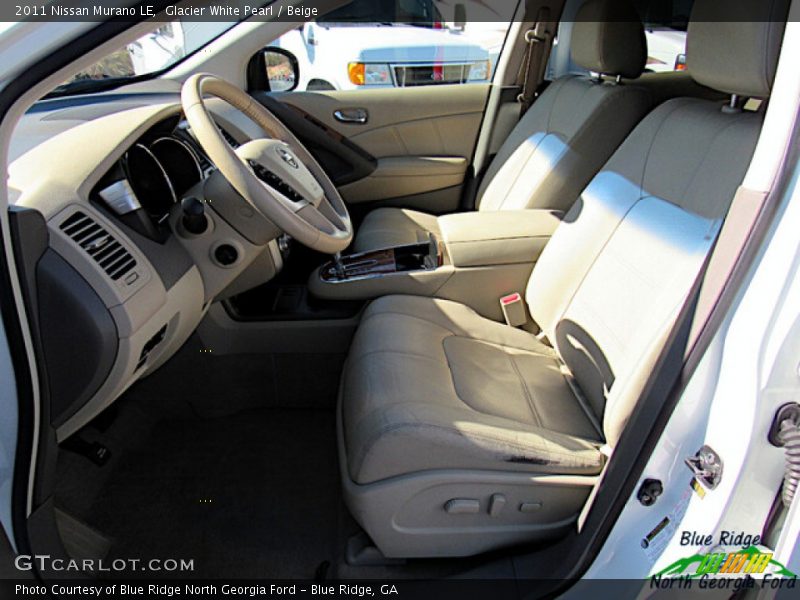 Glacier White Pearl / Beige 2011 Nissan Murano LE