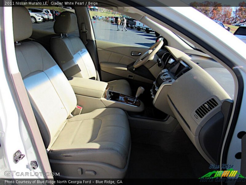 Glacier White Pearl / Beige 2011 Nissan Murano LE