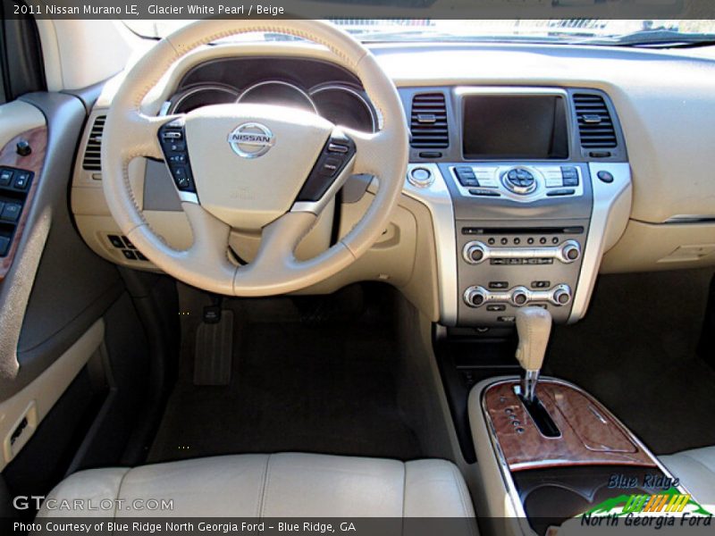 Glacier White Pearl / Beige 2011 Nissan Murano LE