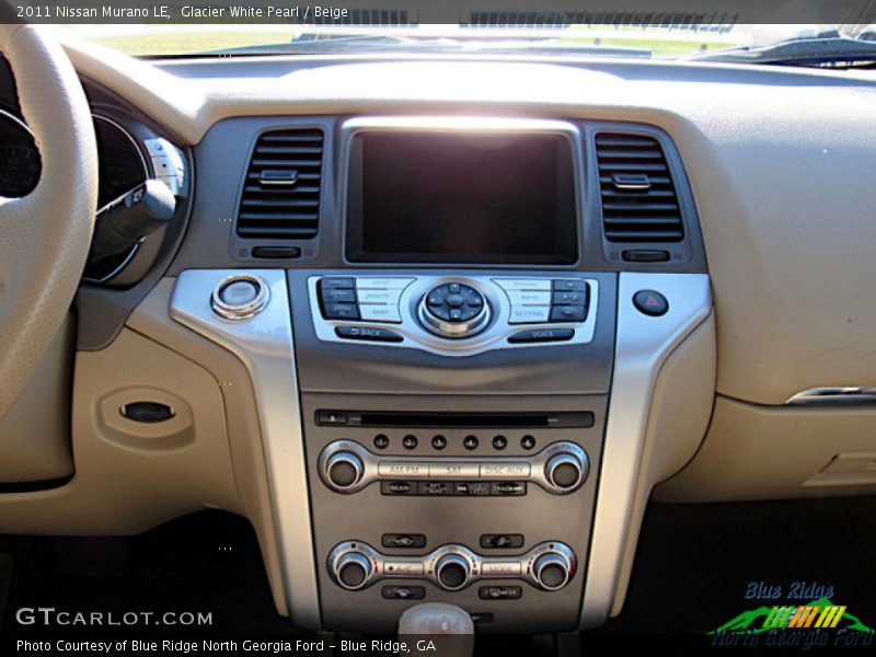 Glacier White Pearl / Beige 2011 Nissan Murano LE