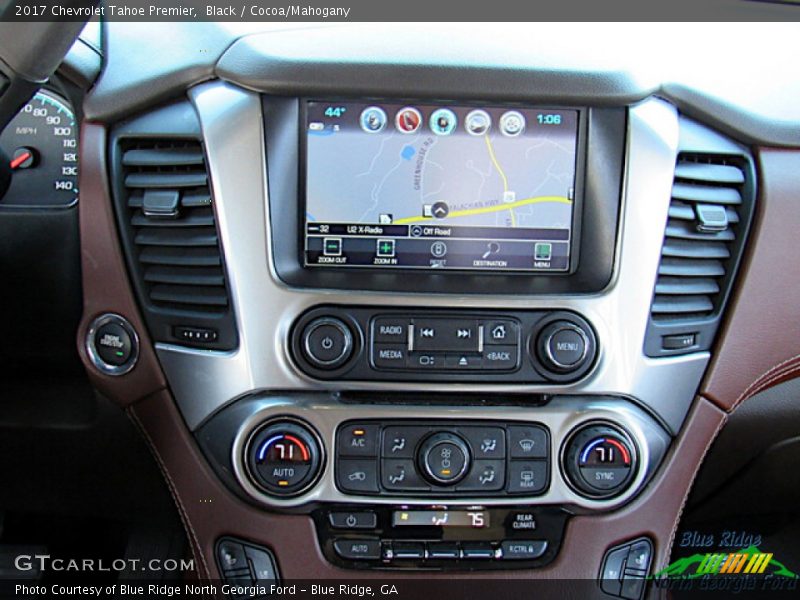 Black / Cocoa/Mahogany 2017 Chevrolet Tahoe Premier