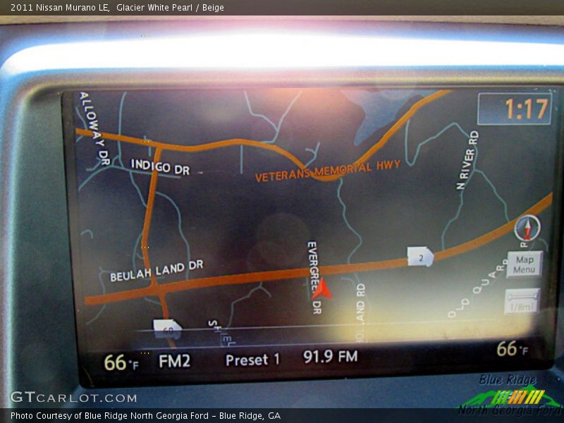 Glacier White Pearl / Beige 2011 Nissan Murano LE