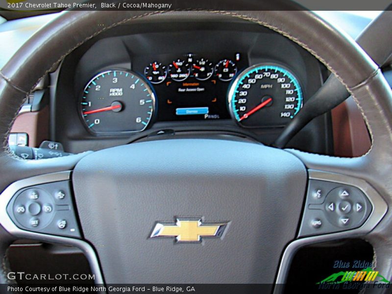 Black / Cocoa/Mahogany 2017 Chevrolet Tahoe Premier