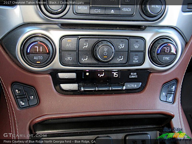 Black / Cocoa/Mahogany 2017 Chevrolet Tahoe Premier