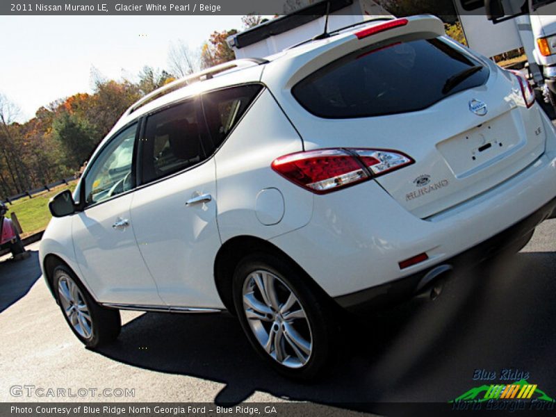 Glacier White Pearl / Beige 2011 Nissan Murano LE