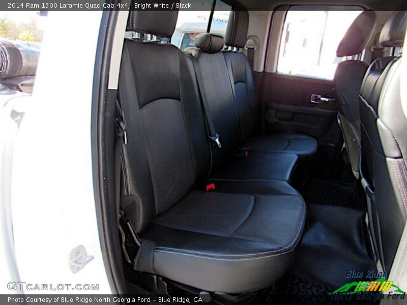 Bright White / Black 2014 Ram 1500 Laramie Quad Cab 4x4