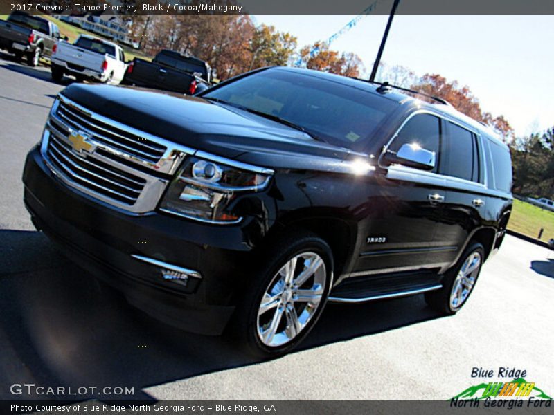 Black / Cocoa/Mahogany 2017 Chevrolet Tahoe Premier