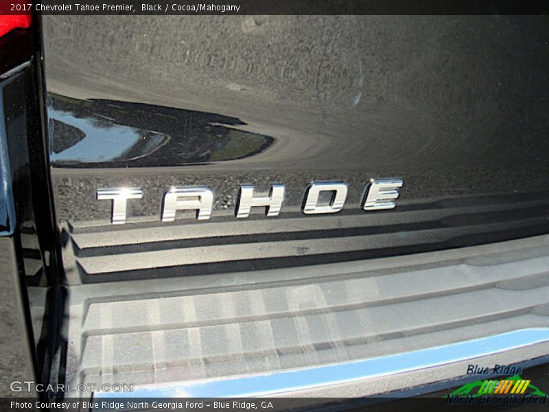 Black / Cocoa/Mahogany 2017 Chevrolet Tahoe Premier