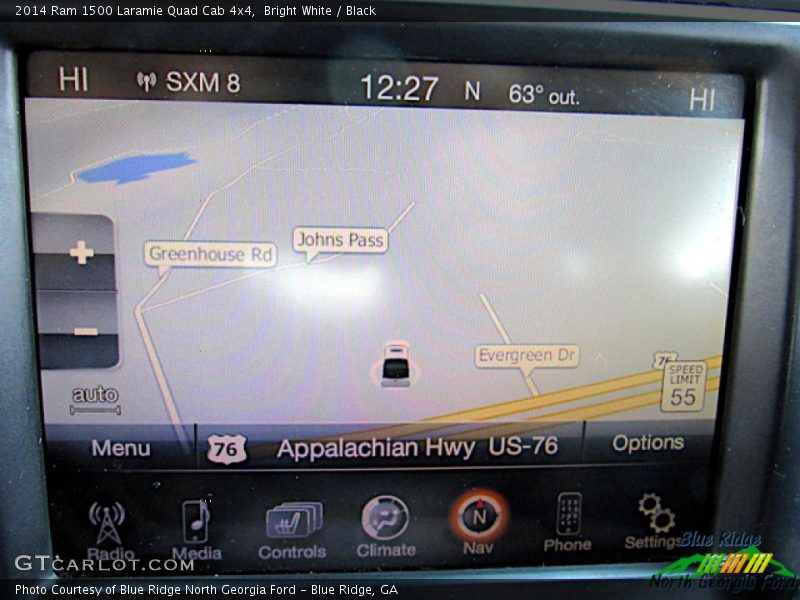 Bright White / Black 2014 Ram 1500 Laramie Quad Cab 4x4