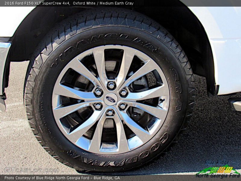 Oxford White / Medium Earth Gray 2016 Ford F150 XLT SuperCrew 4x4