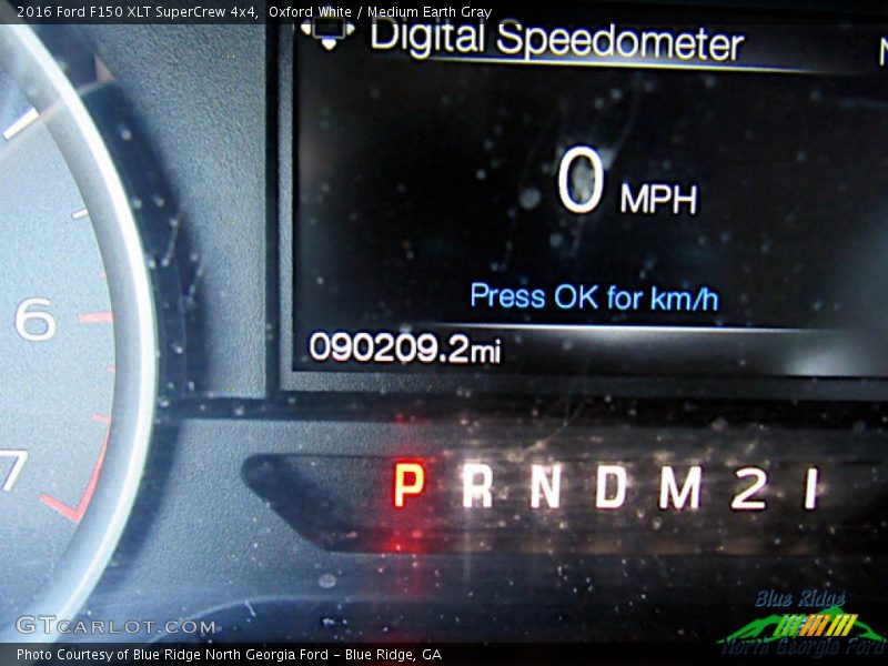 Oxford White / Medium Earth Gray 2016 Ford F150 XLT SuperCrew 4x4