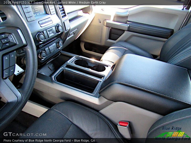 Oxford White / Medium Earth Gray 2016 Ford F150 XLT SuperCrew 4x4
