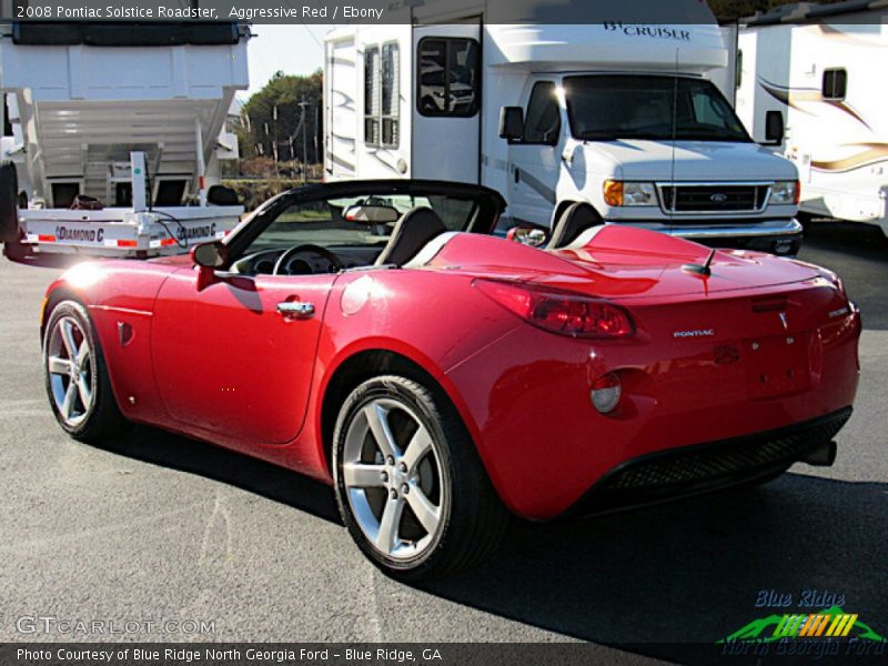Aggressive Red / Ebony 2008 Pontiac Solstice Roadster