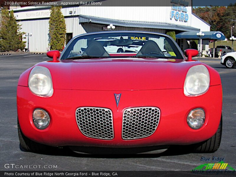 Aggressive Red / Ebony 2008 Pontiac Solstice Roadster