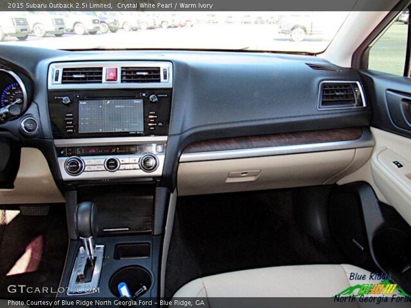 Crystal White Pearl / Warm Ivory 2015 Subaru Outback 2.5i Limited