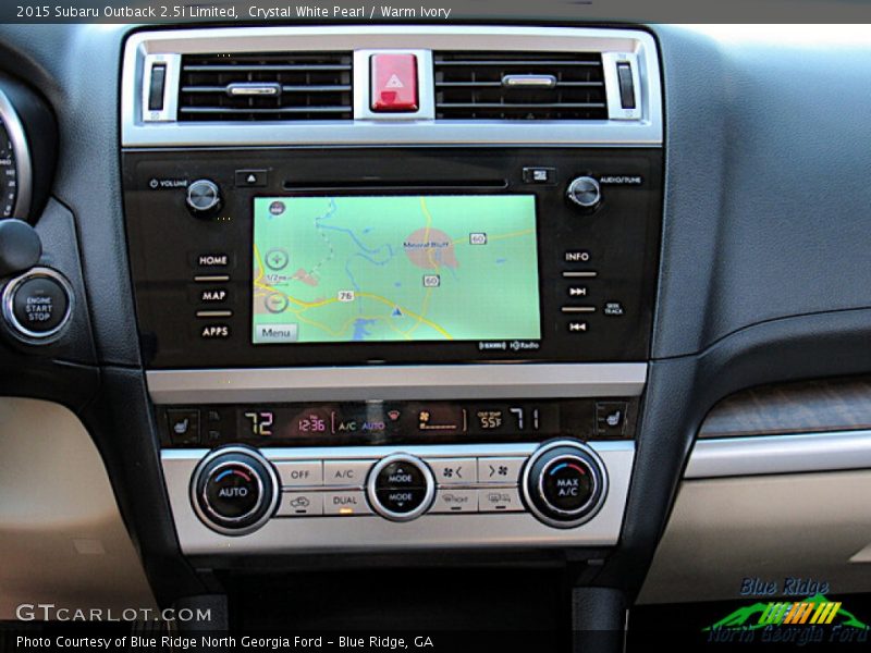 Crystal White Pearl / Warm Ivory 2015 Subaru Outback 2.5i Limited