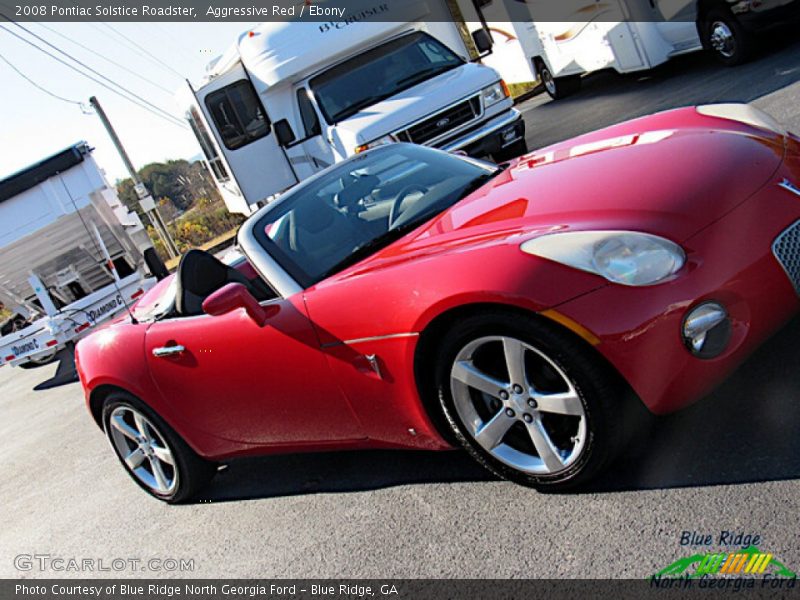 Aggressive Red / Ebony 2008 Pontiac Solstice Roadster