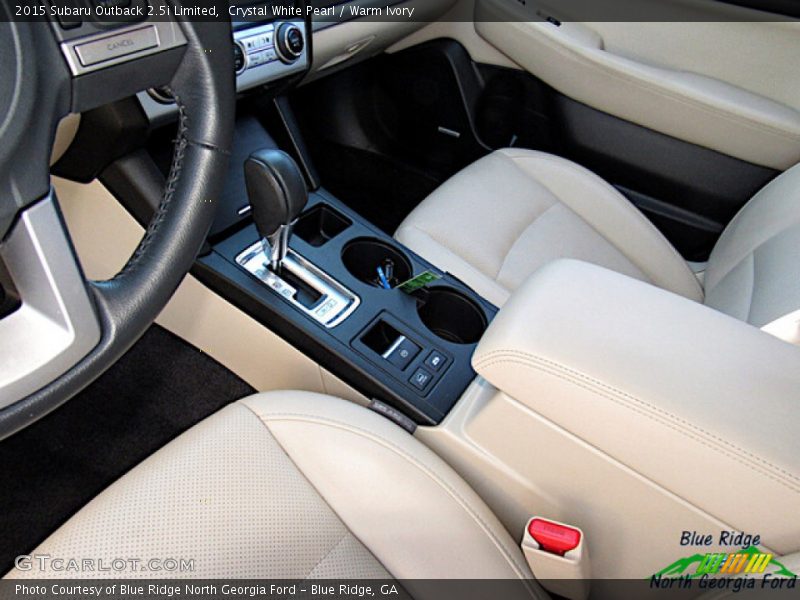 Crystal White Pearl / Warm Ivory 2015 Subaru Outback 2.5i Limited