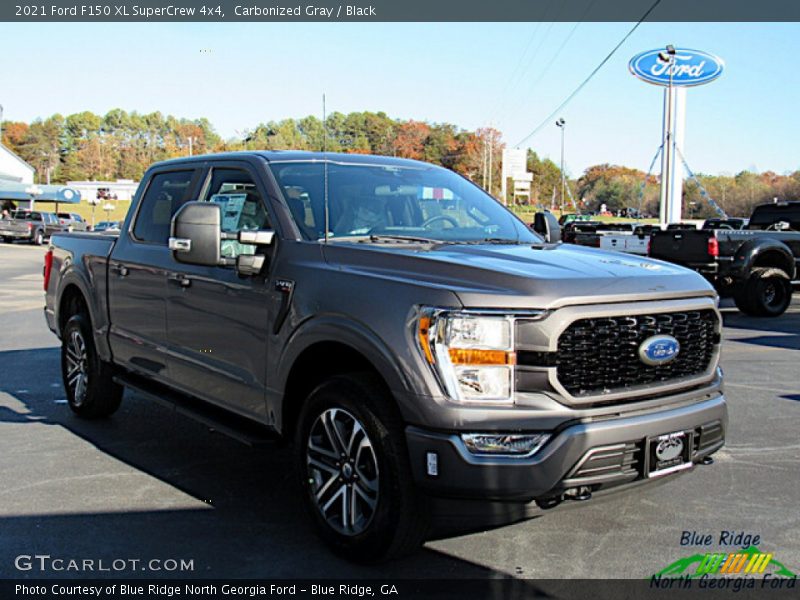 Carbonized Gray / Black 2021 Ford F150 XL SuperCrew 4x4