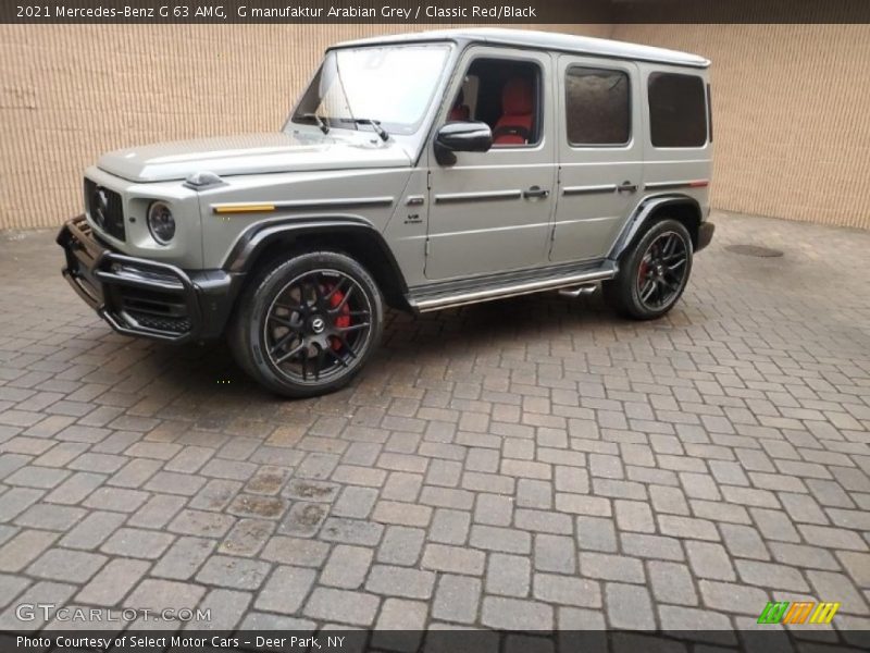 G manufaktur Arabian Grey / Classic Red/Black 2021 Mercedes-Benz G 63 AMG