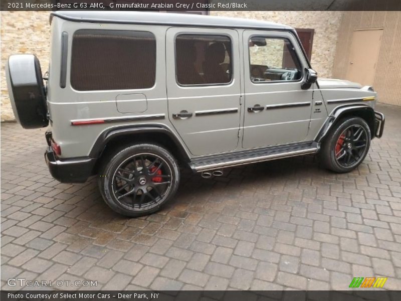 G manufaktur Arabian Grey / Classic Red/Black 2021 Mercedes-Benz G 63 AMG