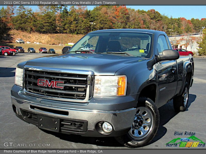 Stealth Gray Metallic / Dark Titanium 2011 GMC Sierra 1500 Regular Cab