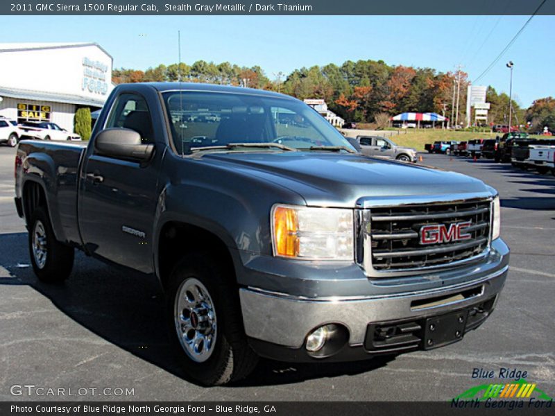 Stealth Gray Metallic / Dark Titanium 2011 GMC Sierra 1500 Regular Cab