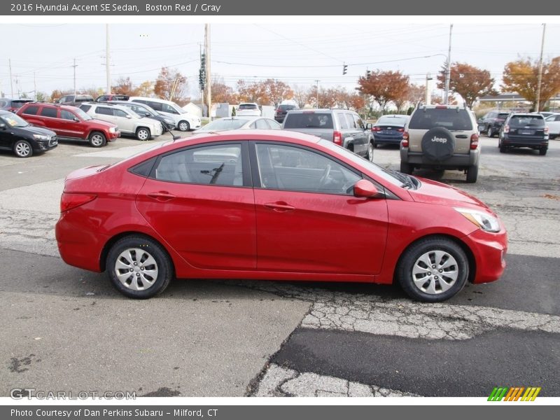Boston Red / Gray 2016 Hyundai Accent SE Sedan