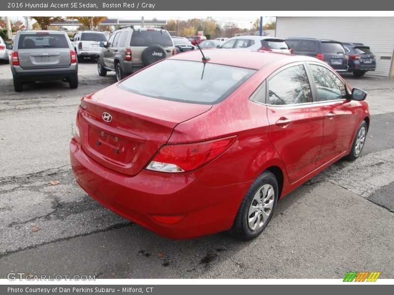 Boston Red / Gray 2016 Hyundai Accent SE Sedan