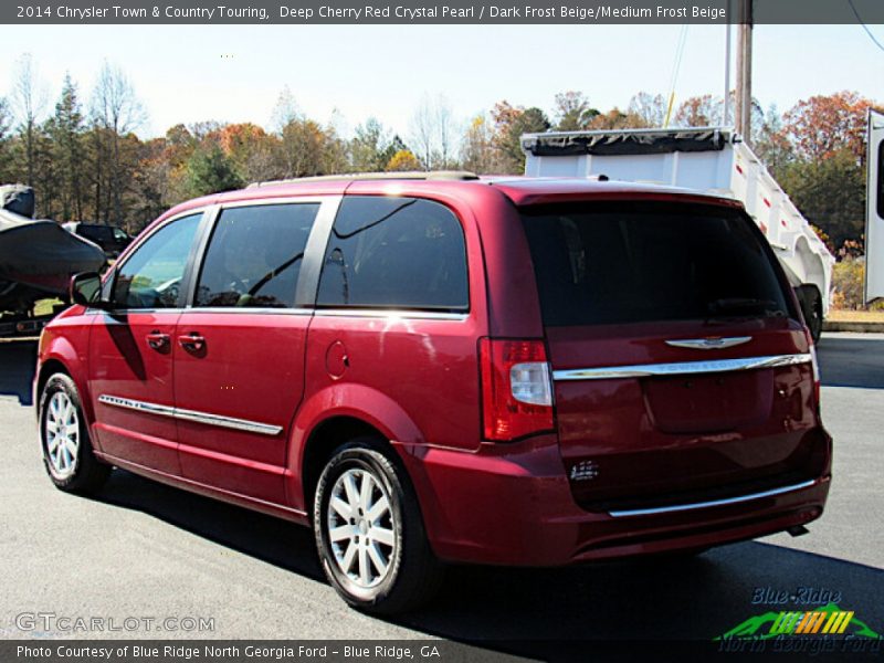 Deep Cherry Red Crystal Pearl / Dark Frost Beige/Medium Frost Beige 2014 Chrysler Town & Country Touring