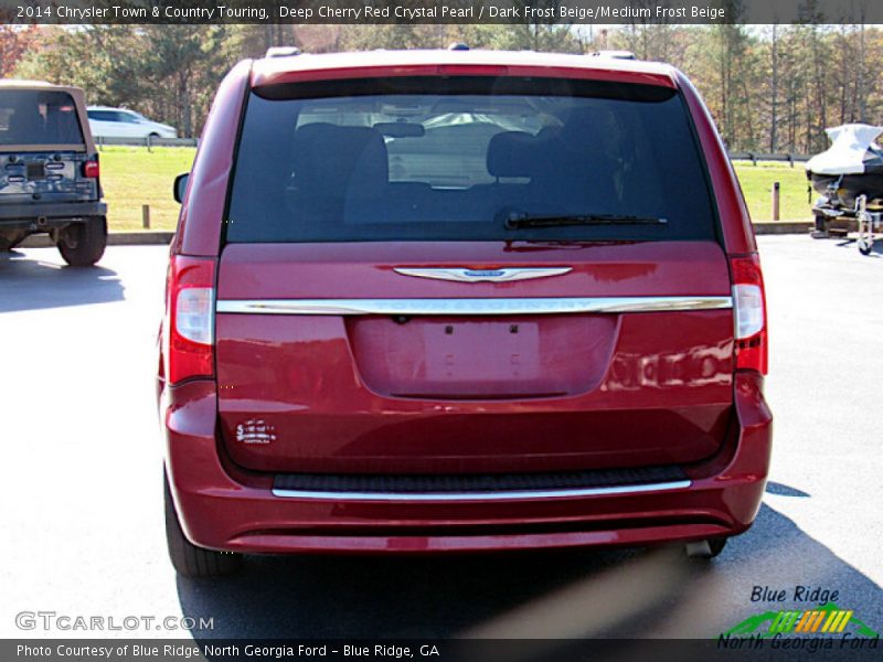 Deep Cherry Red Crystal Pearl / Dark Frost Beige/Medium Frost Beige 2014 Chrysler Town & Country Touring