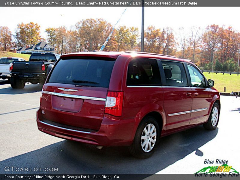 Deep Cherry Red Crystal Pearl / Dark Frost Beige/Medium Frost Beige 2014 Chrysler Town & Country Touring