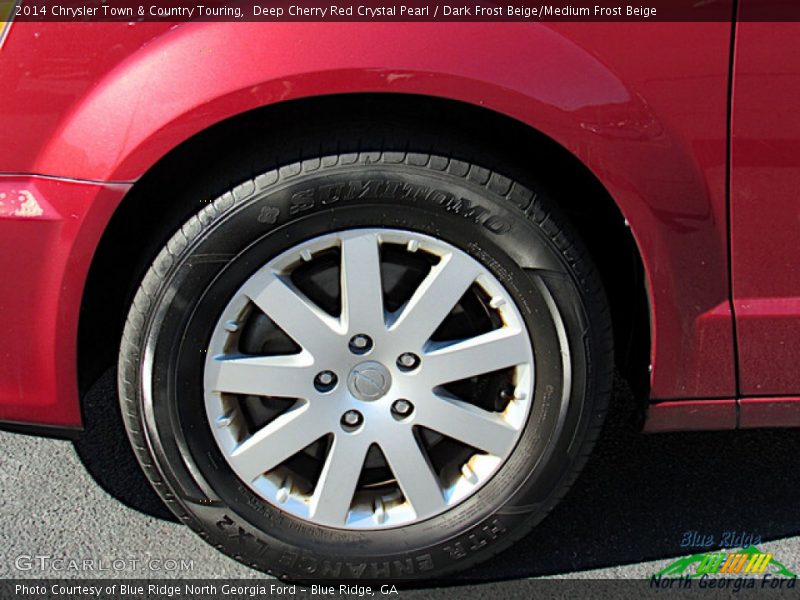 Deep Cherry Red Crystal Pearl / Dark Frost Beige/Medium Frost Beige 2014 Chrysler Town & Country Touring